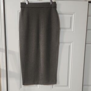 Express Charcoal Pencil Skirt